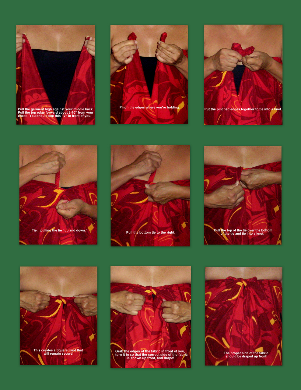 "How to Tie the Kahea"